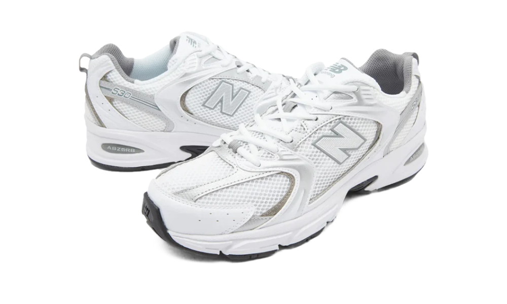 NEW BALANCE 530 WHITE SILVER METALLIC