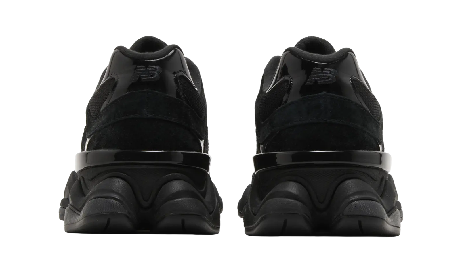New Balance 9060 Triple Black Patent