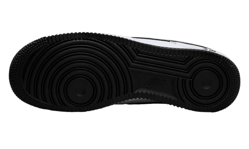 Nike Air Force 1 Low Alb/Negru Outline Swoosh
