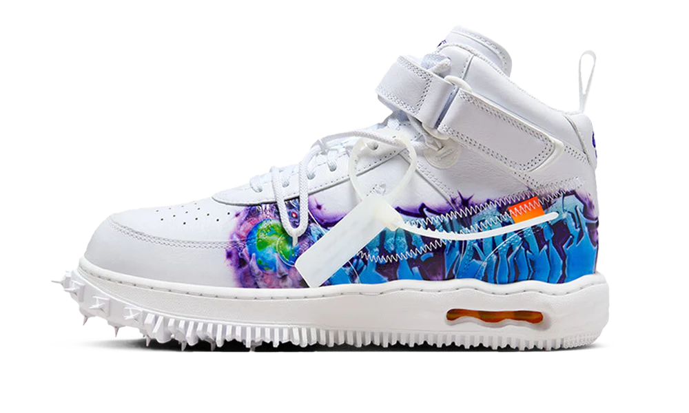 NIKE AIR FORCE 1 MID OFF-WHITE GRAFFITI WHITE