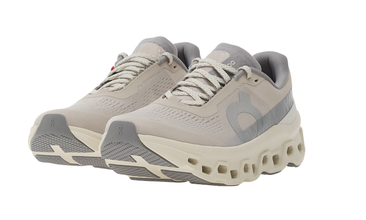 On M Cloudmonster 1 Pearl/ Ivory