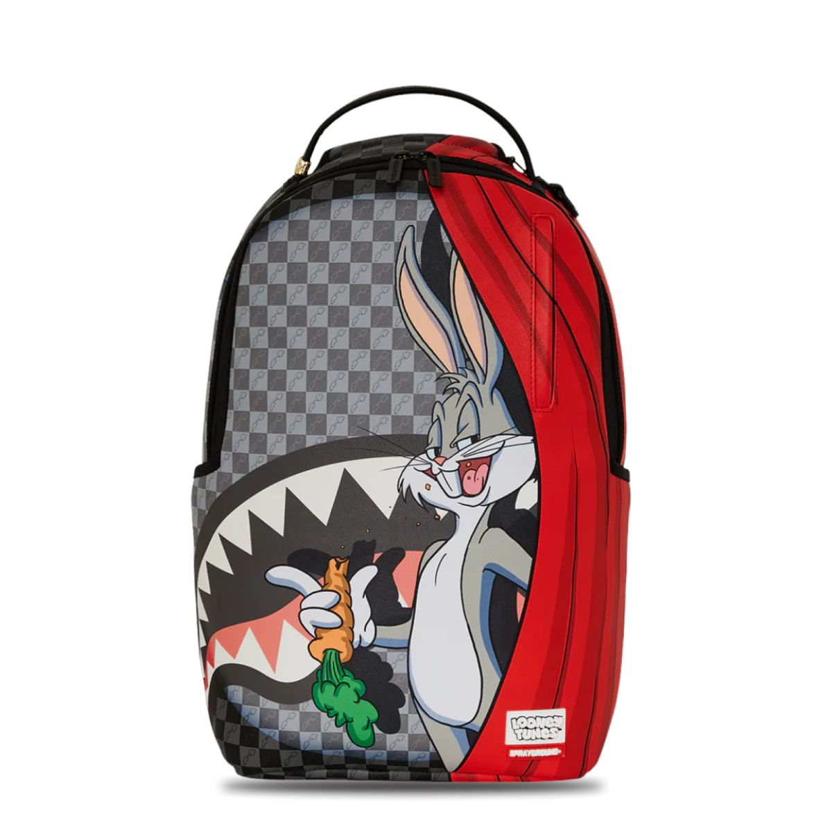 SPRAYGROUND LOONEY TUNES BUGS BUNNY WASUP BACKPACK GREY/RED