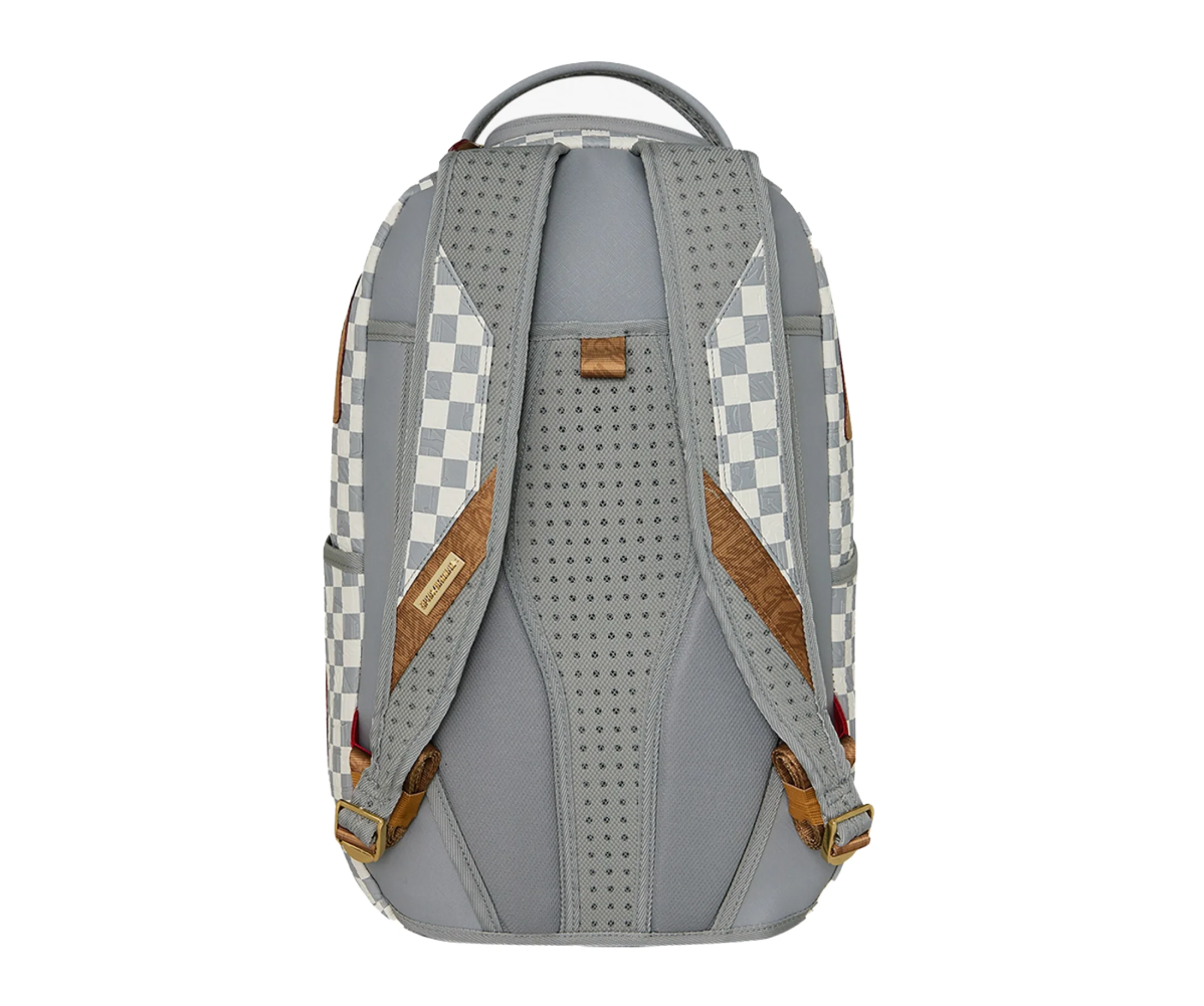 SPRAYGROUND EMBOSSED CREAM CHECK BACKPACK