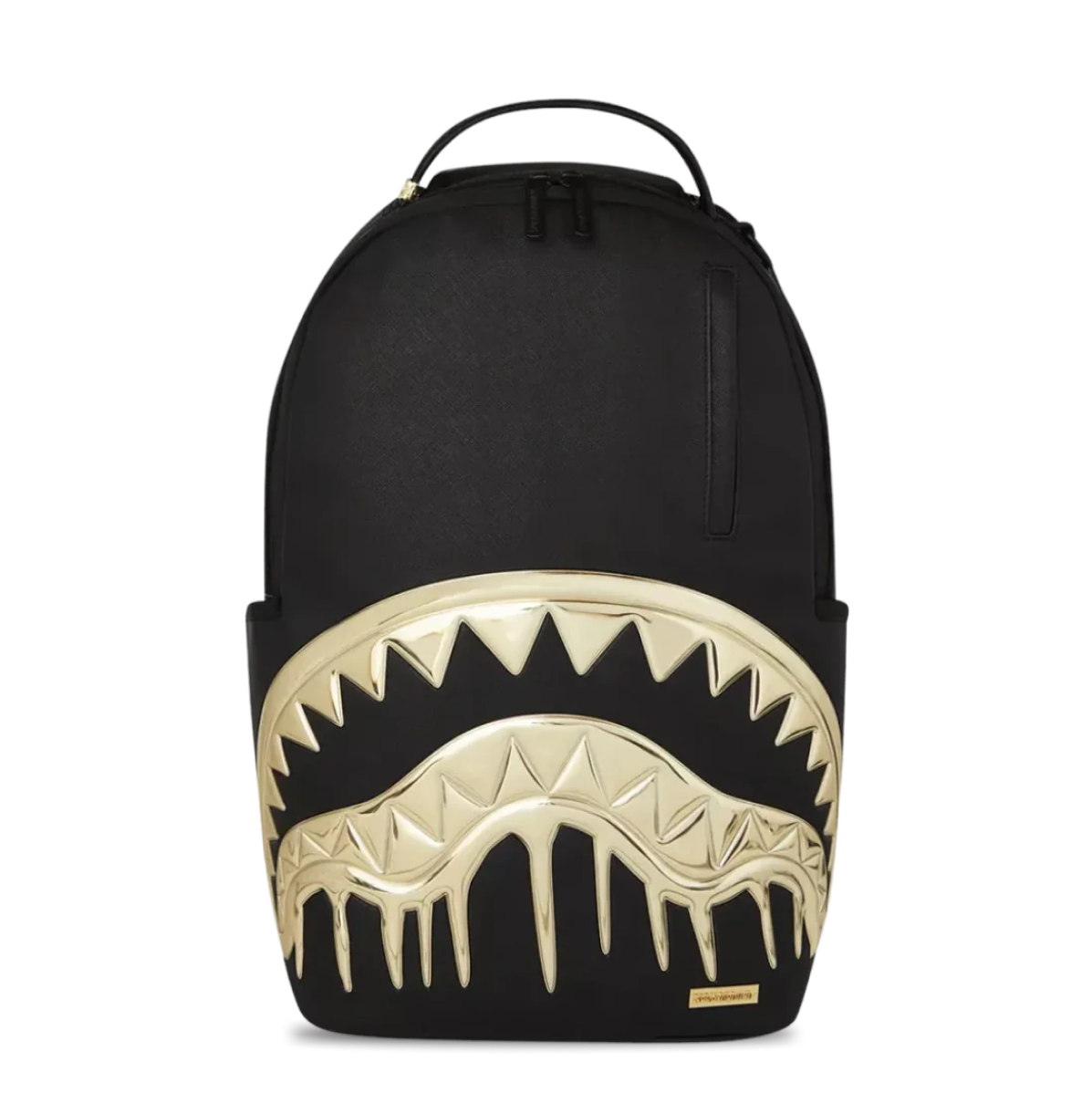 SPRAYGROUND GOLD AND DANGEROUS BACKPACK BLACK
