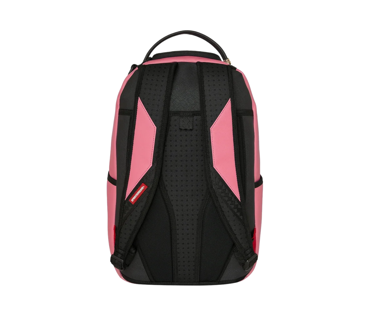 SPRAYGROUND SHARK CENTRAL PINK EMBROIDERED SHARK BACKPACK