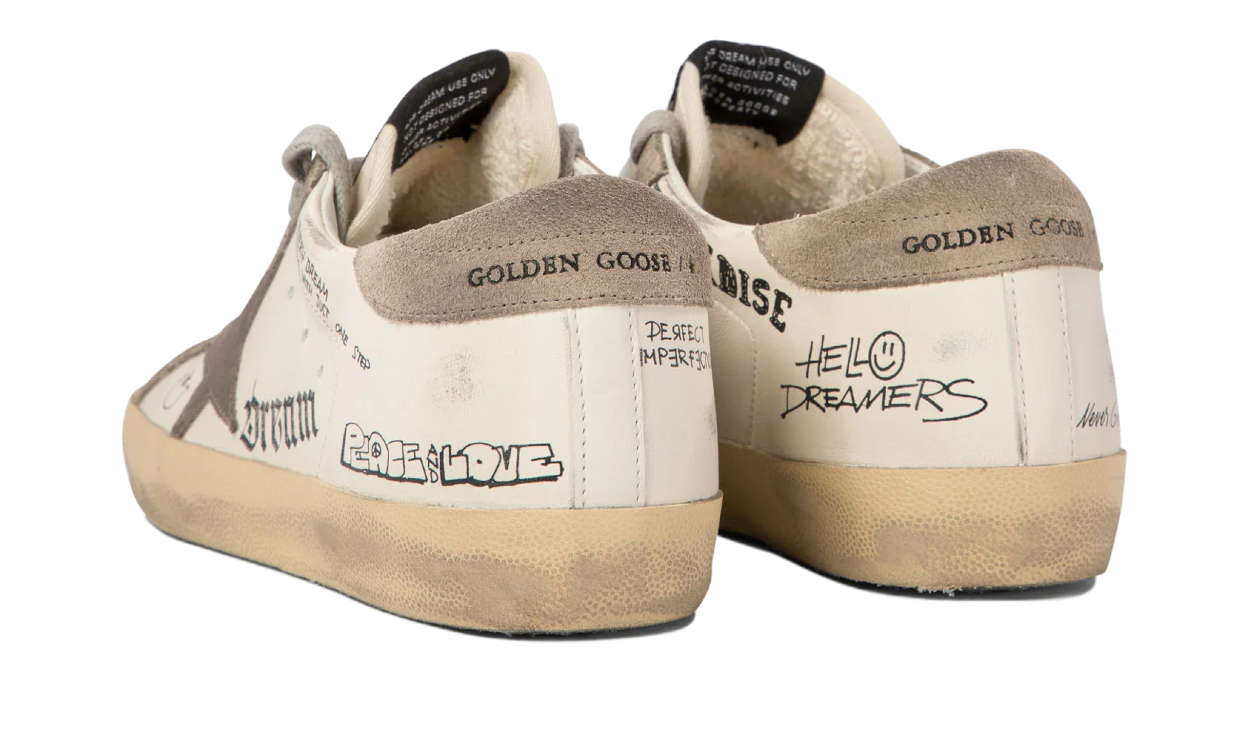 Golden Goose Superstar Dark Grey Star / Side Lettering