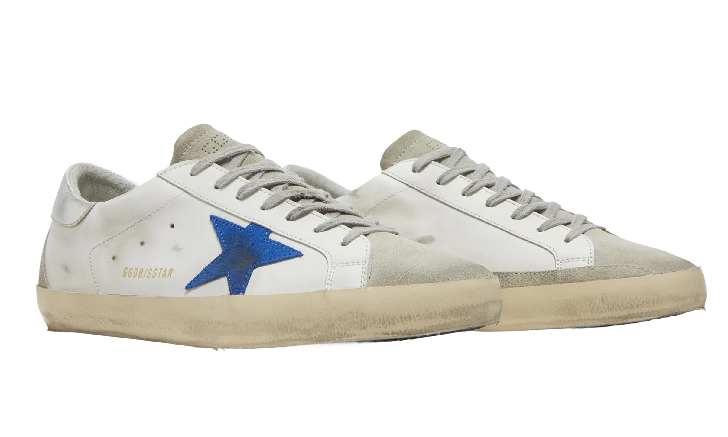 Golden Goose Superstar Blue Star / Silver Heel "Private Edition"