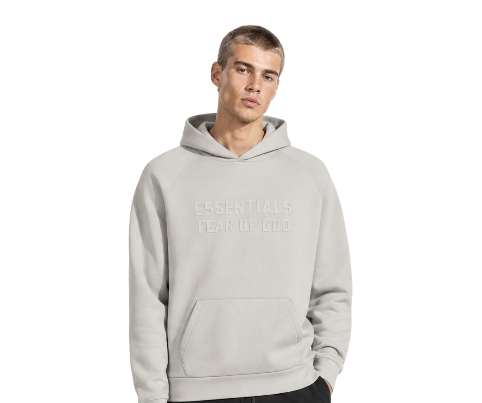 Hanorac cu glugă Fear Of God Essentials Smoke