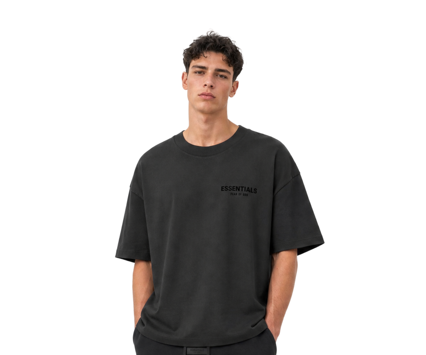 Tricou Fear of God Essentials (SS22) Stretch Limo