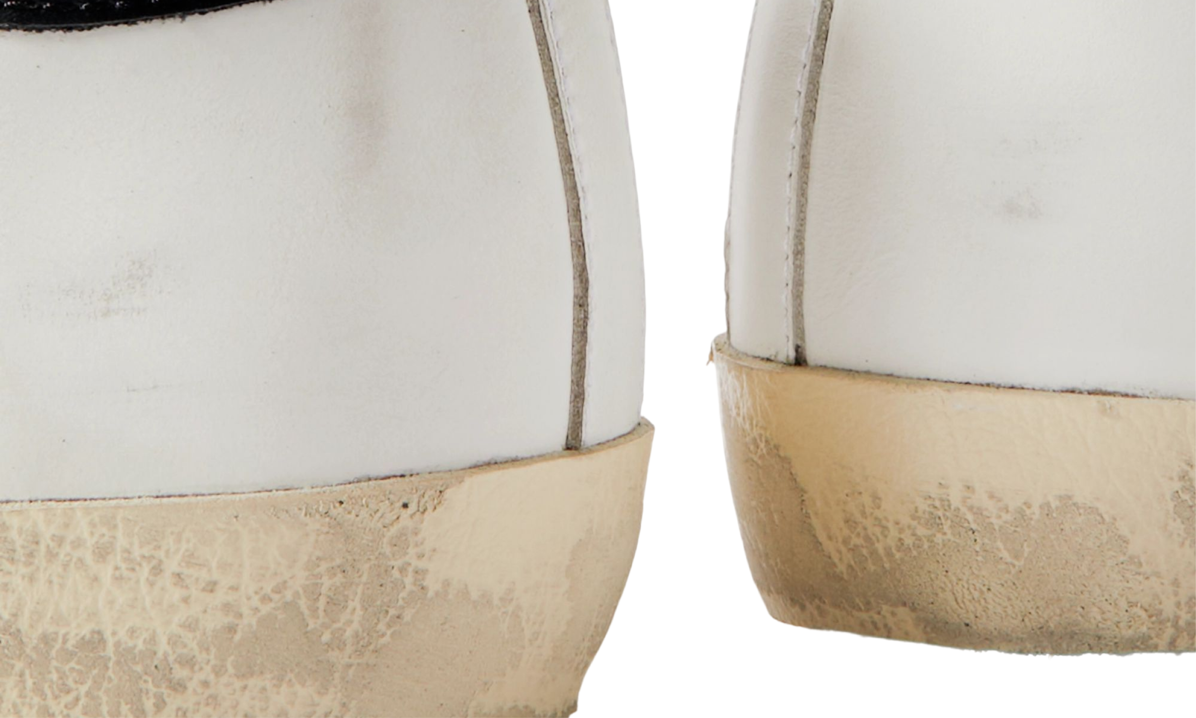 Golden Goose Superstar Black Heel / Polka Dot Star / Suede Toe