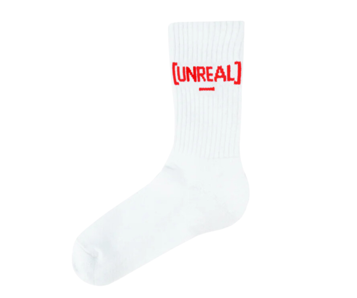 UNREAL - șosete cu logo WhiteRed