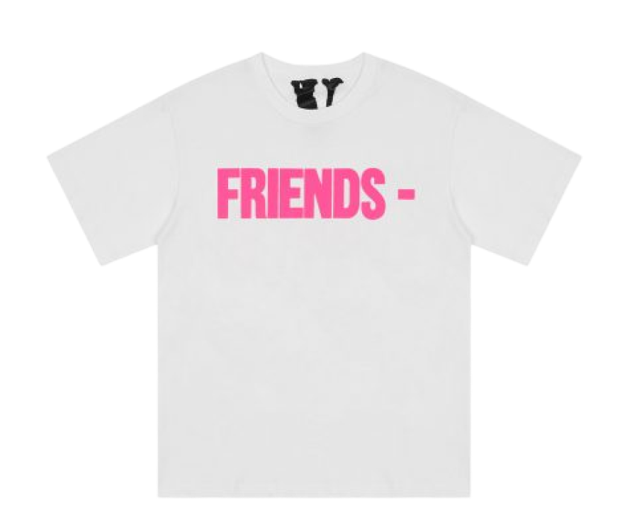 VLONE Friends T-Shirt White Pink