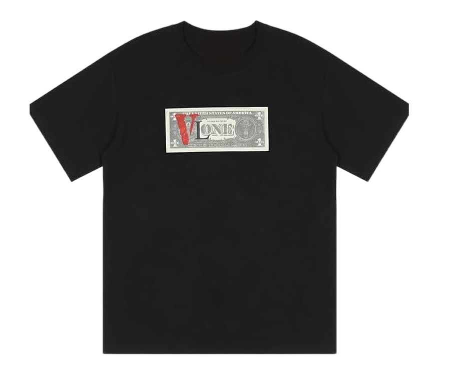 VLONE One Dollar Logo T-Shirt Black