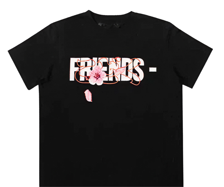 VLONE Sakura Logo T-Shirt Black