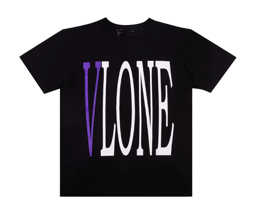 VLONE Staple T-Shirt Black Purple
