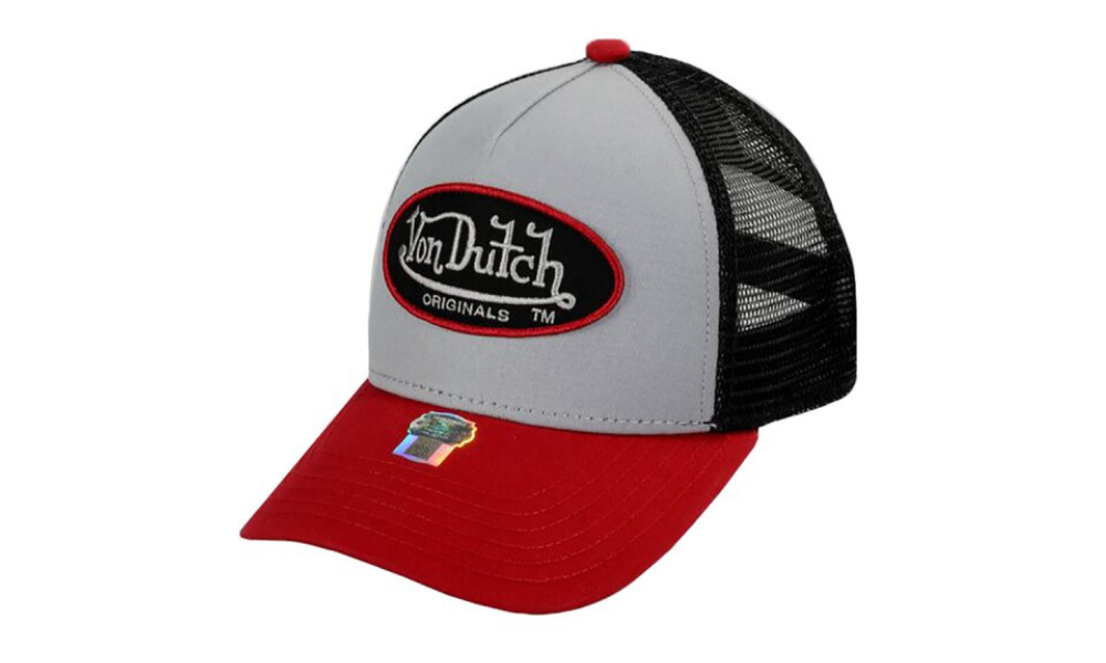 Von Dutch Boston Trucker Cap Grey Black