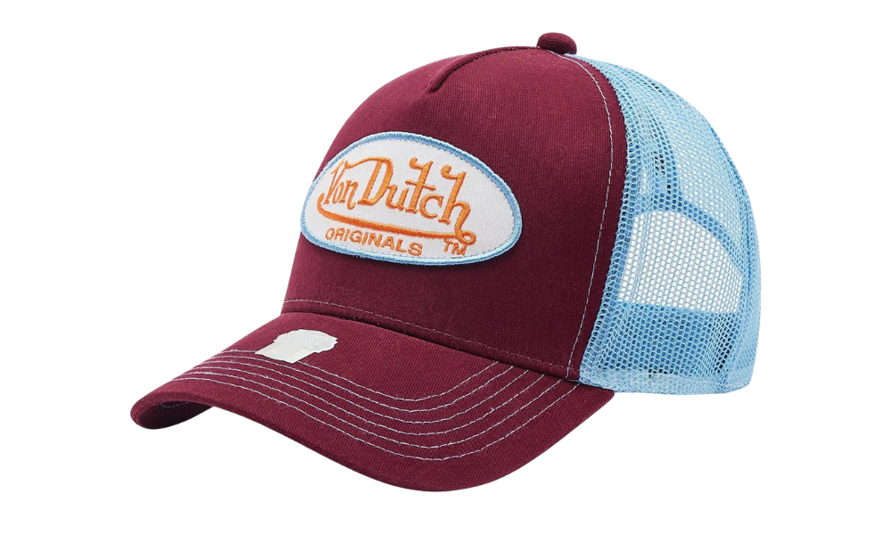 Von Dutch Boston Trucker Cap Purple / Light Blue