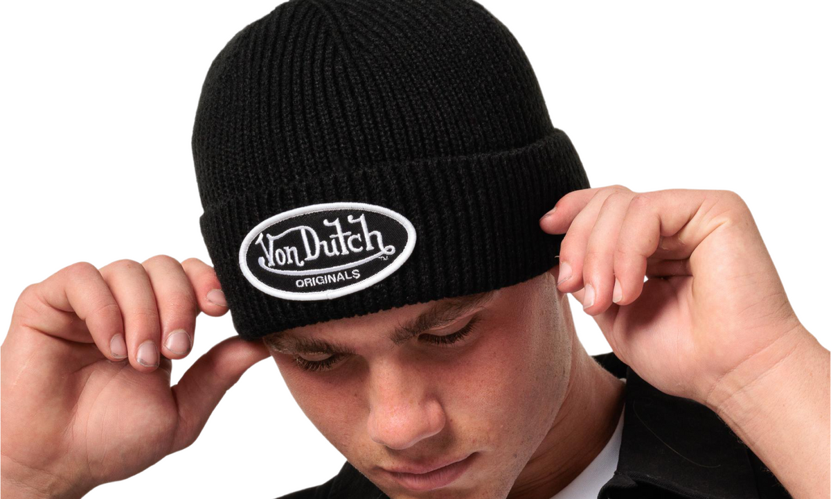 Von Dutch Beanie Black