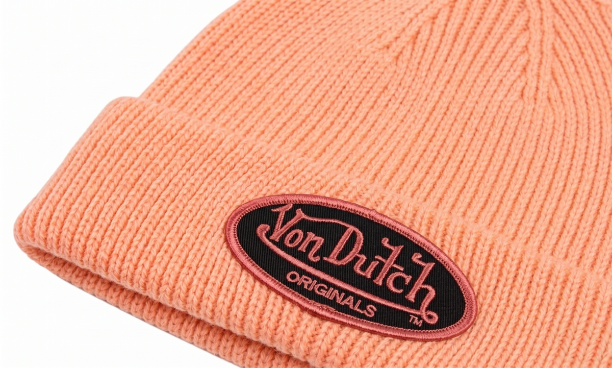 Von Dutch Beanie Peach
