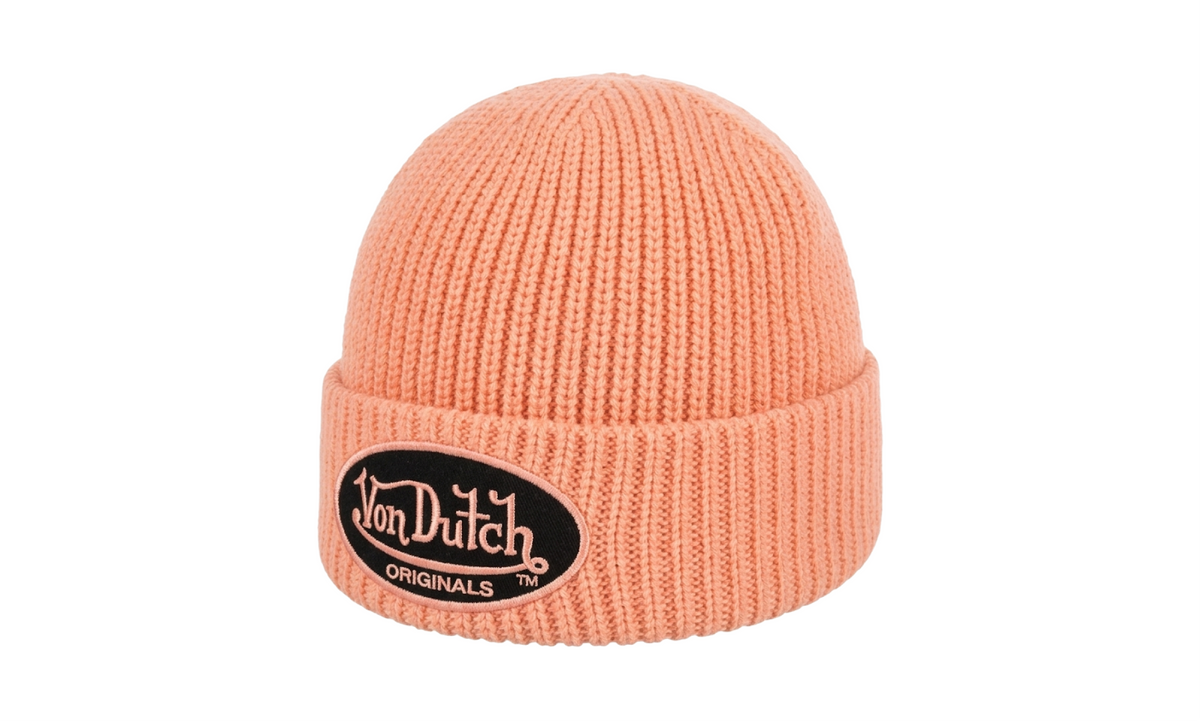 Von Dutch Beanie Peach