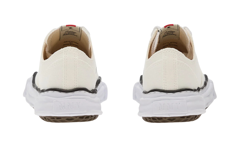 Maison Mihara Yasuhiro Peterson OG Sole Canvas Low fehér vászoncipő.