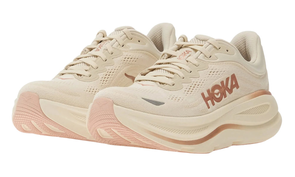 Hoka W Bondi 9 Oat Milk/ Rose Gold
