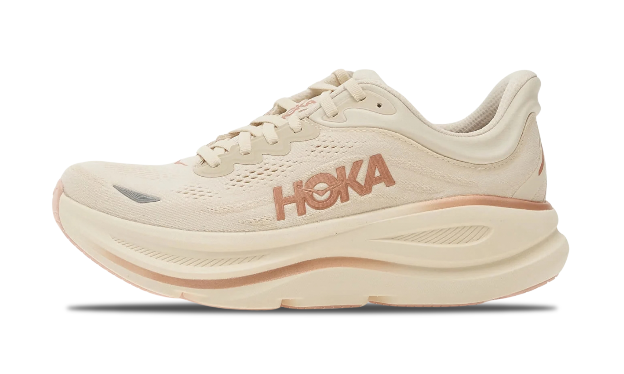 Hoka W Bondi 9 Oat Milk/ Rose Gold