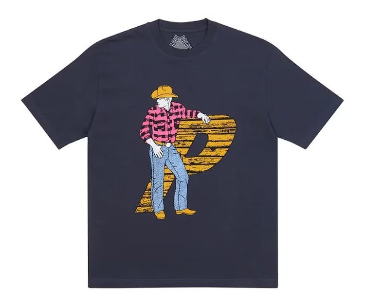 Tricou Palace Saddle Up Bleumarin (S)