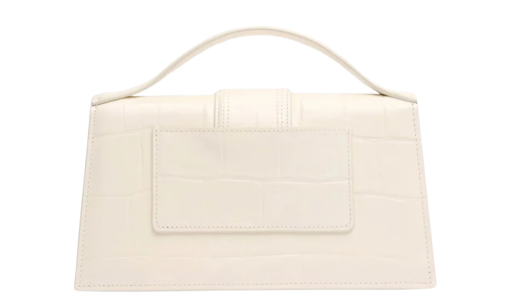Jacquemus The Large Bambino Flap Bag Light Ivory
