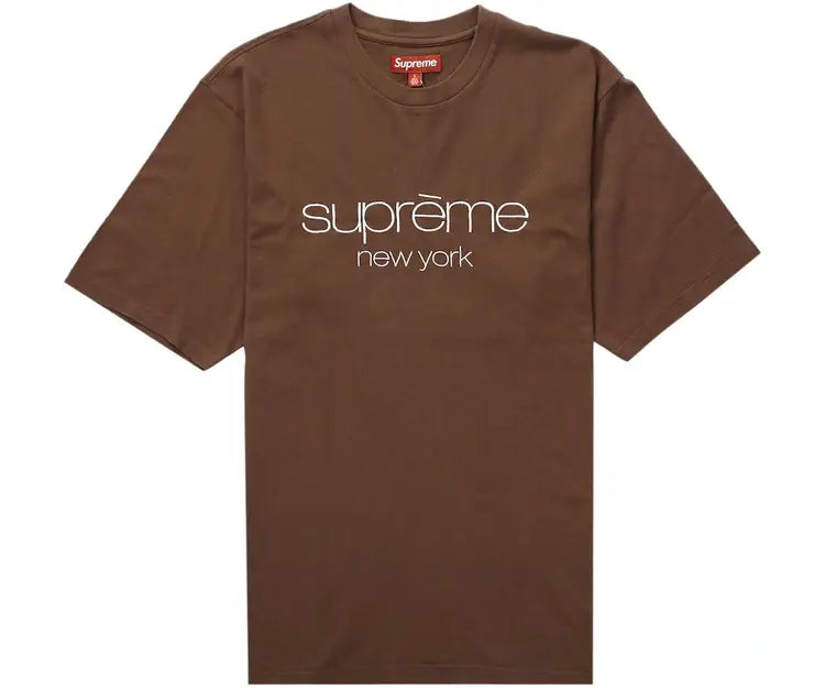 Supreme Classic Logo S/S Top Brown