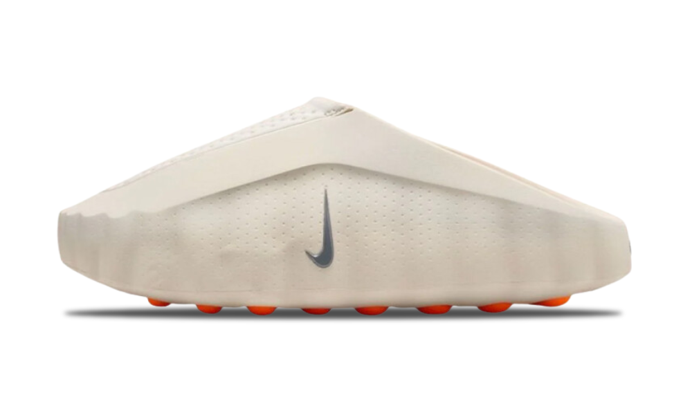 Nike Mind 001 Slide Light Bone sportpapucs szürke pipával.