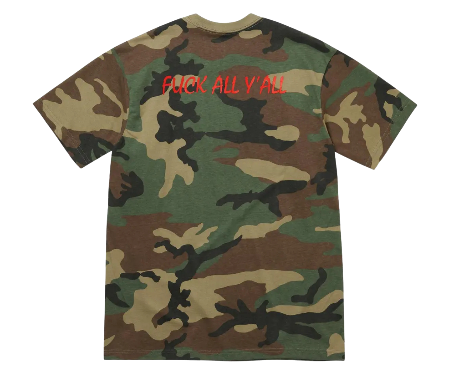 Supreme Split Tee Woodland Camo
