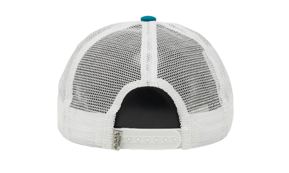 Von Dutch Trucker Cap Boston Oval Patch White/Blue