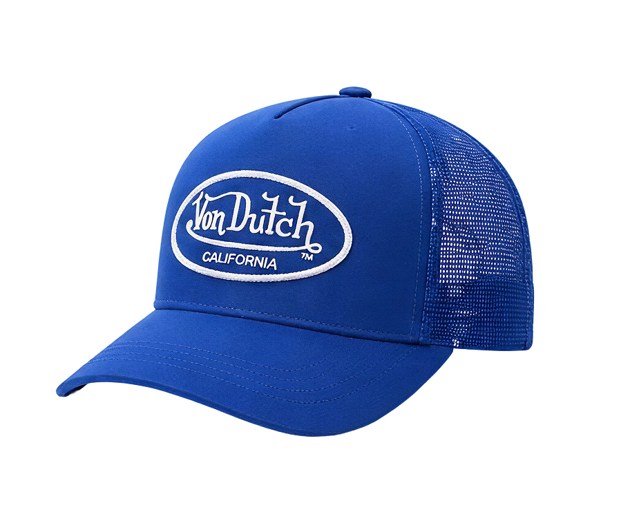 Von Dutch California Trucker Cap Blue White