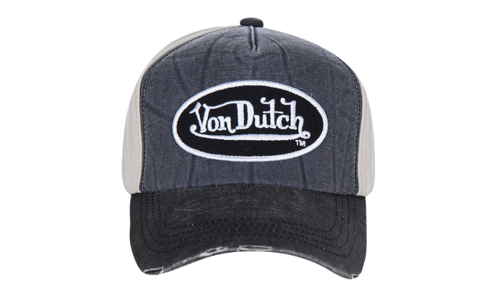 Von Dutch Baseball Cap Jack Number 7 Grey