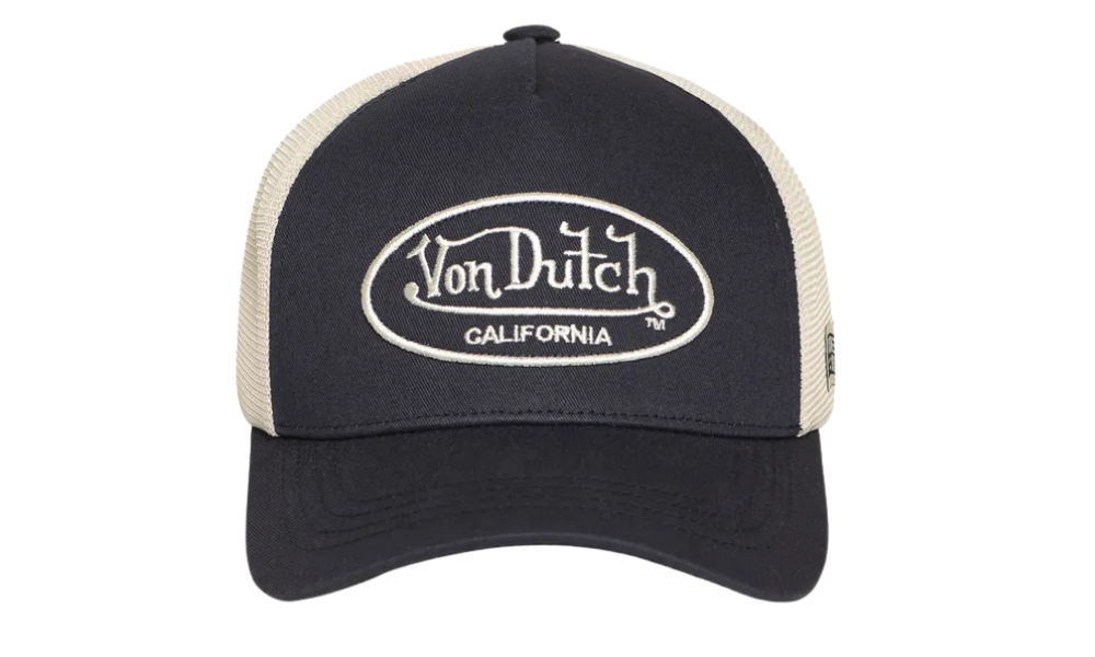 Von Dutch fekete és bézs baseball sapka.
