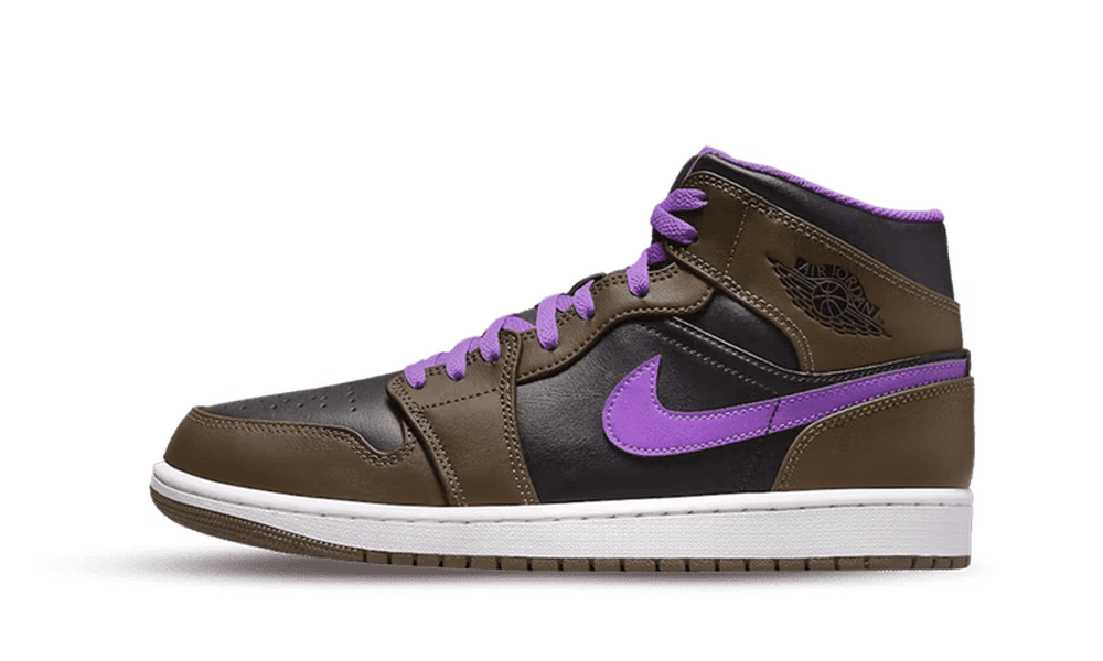 Air Jordan 1 Mid Purple Mocha