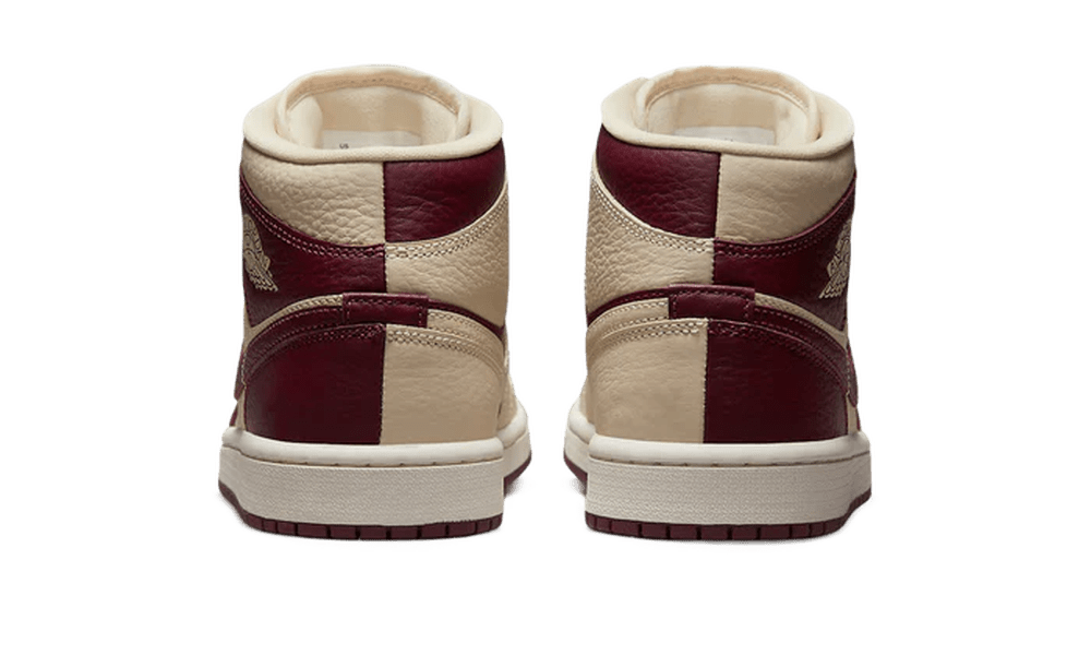 Air Jordan 1 Mid Split Beach Cherrywood Red