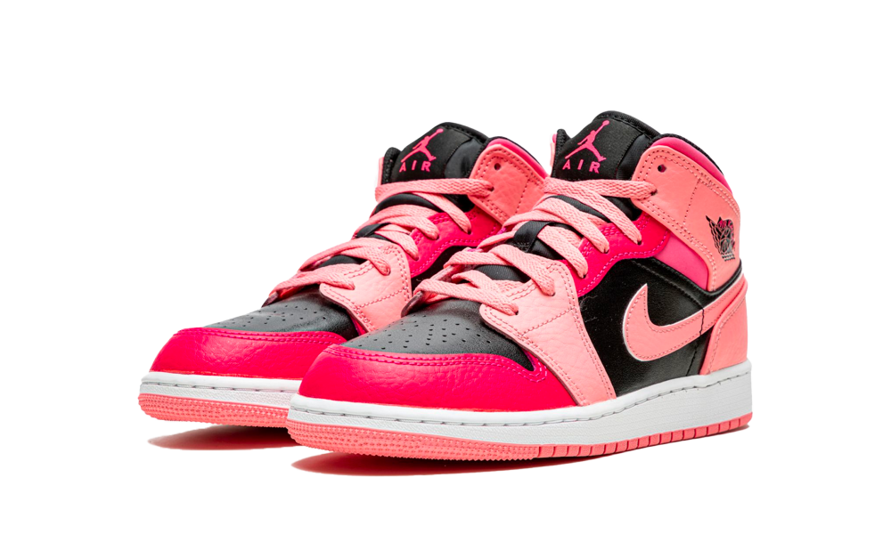Air Jordan 1 Mid Coral Chalk