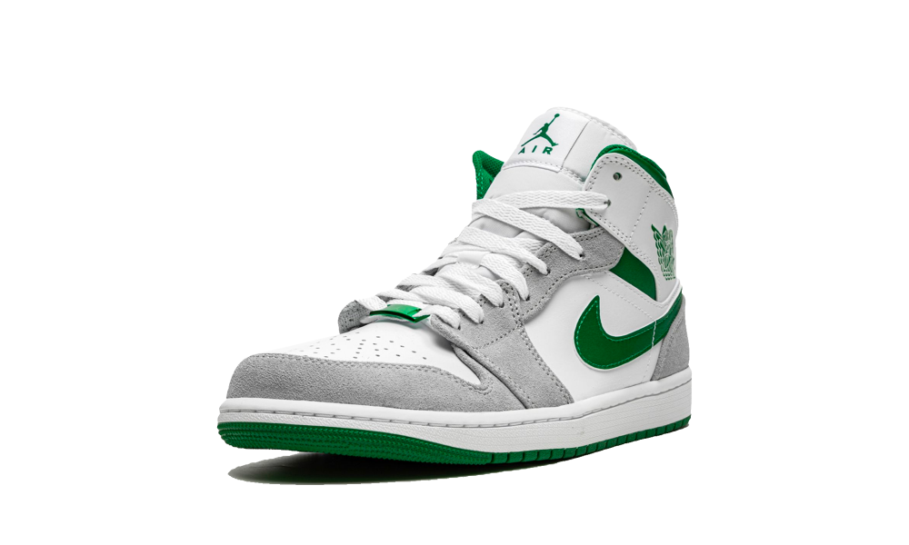 Air Jordan 1 Mid Grey Green