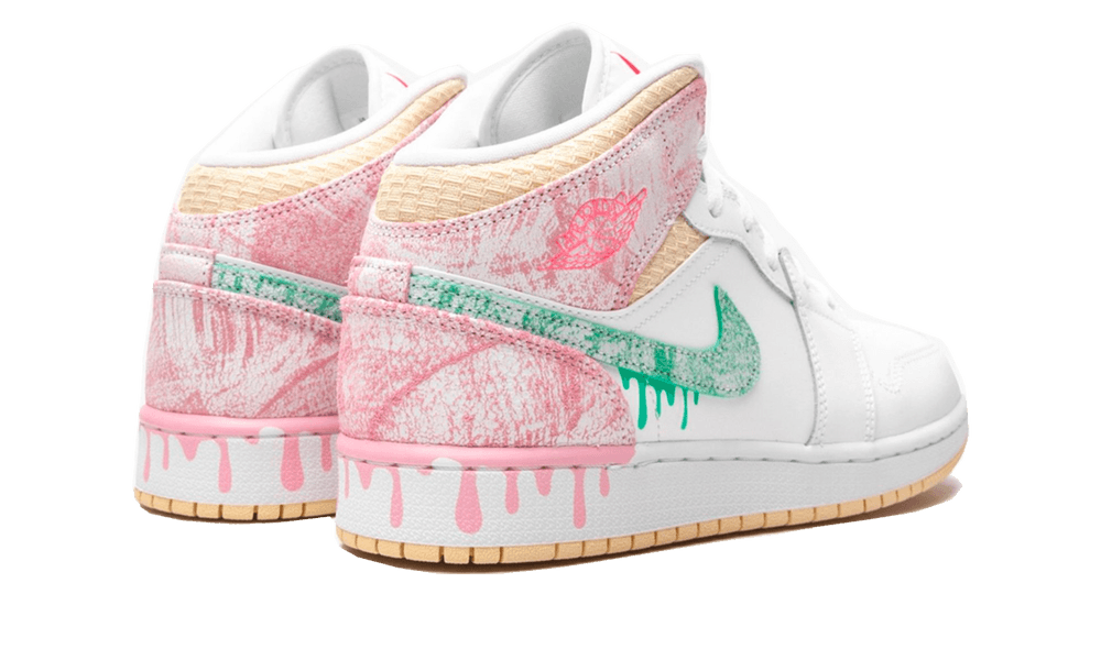 Air Jordan 1 Mid Paint Drip