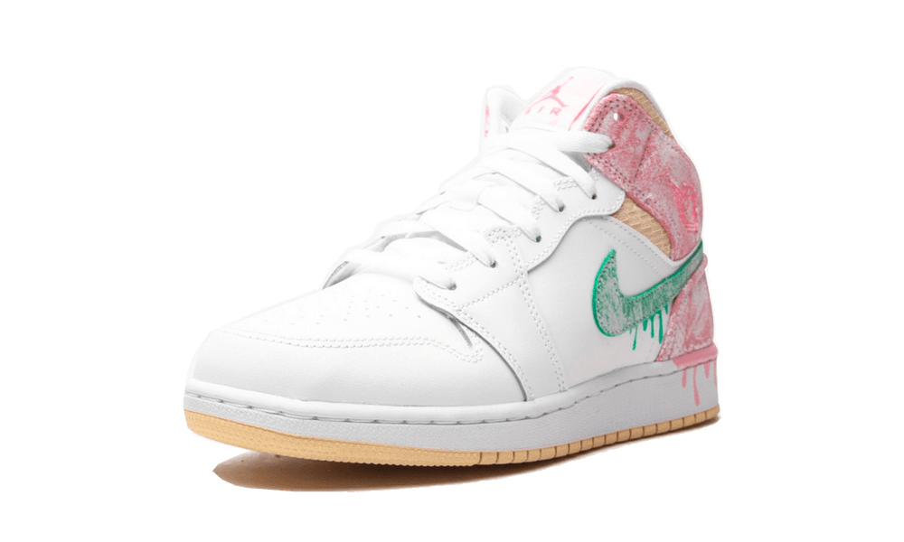 Air Jordan 1 Mid Paint Drip