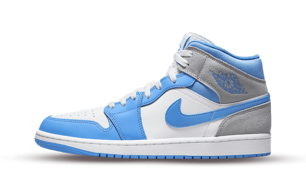 Jordan 1 Mid University Albastru Gri