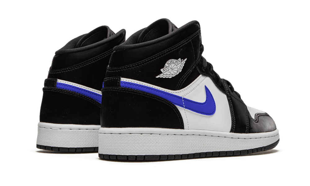Air Jordan 1 Mid Black Racer Blue