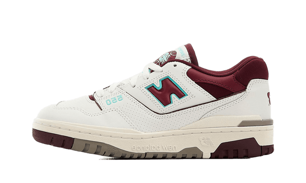 New Balance 550 White Burgundy Blue