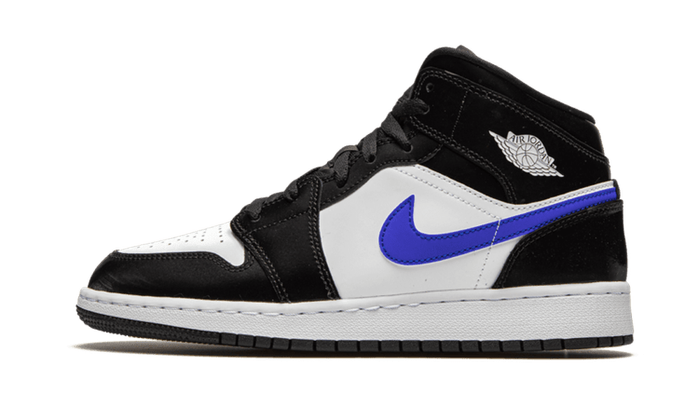 Air Jordan 1 Mid Black Racer Blue