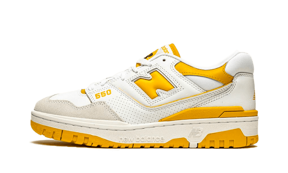 New Balance 550 Sea Salt Varsity Gold