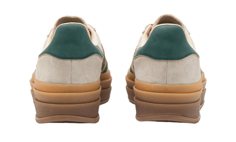 Adidas Gazelle Bold Magic Beige Collegiate Green