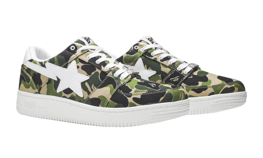 A Bathing Ape Bape Sta Low ABC Camo 20th Green