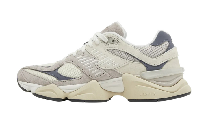 New Balance 9060 'Moonrock Linen' sneakers in cream and grey.